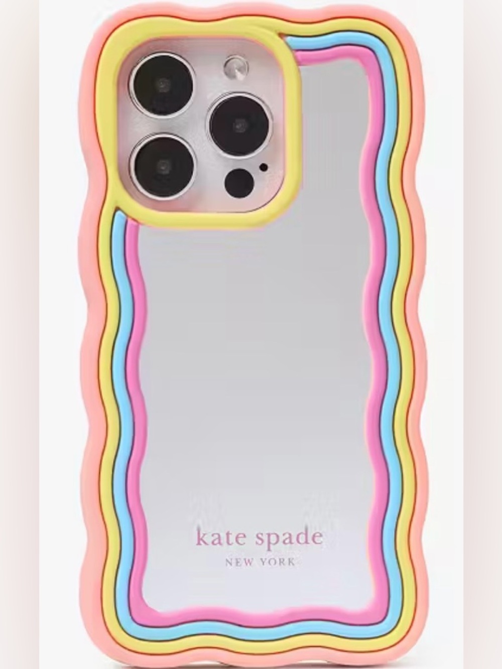 Kate Spade New York Rainbow Mirrored iPhone Case 15 Pro Max